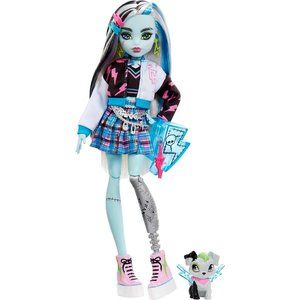 High Frankie Stein Blue Black Streaked Hair Signature Look Fashion Doll